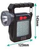 Lámpara solar portátil